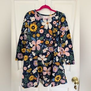 Hanna Andersson Swing Pocket Floral Dress size 8